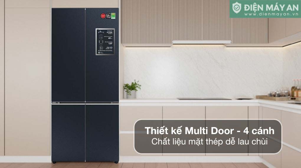 Tủ lạnh Panasonic Inverter 510 lít Multi Door NR-X561GB-VN